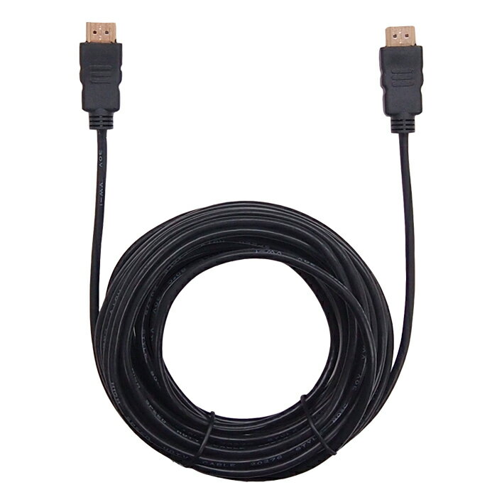 HDMIケーブル 10m HDMIver1.4 金メッキ端子 High Speed HDMI Cable ブラック ハイスピード 4K 3D イーサネット対応 液晶テレビ ブルーレイレコーダー DVDプレーヤー ゲーム機との接続に☆UL-CAVS013★【送料無料】【あす楽】 UL.YN