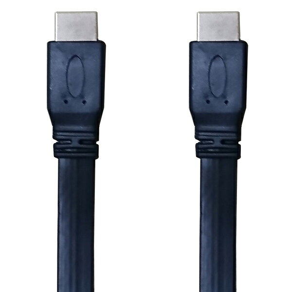 HDMIケーブル 1.5m フラット HDMI ケーブル ver1.4 カラー 金メッキ端子 High Spee...
