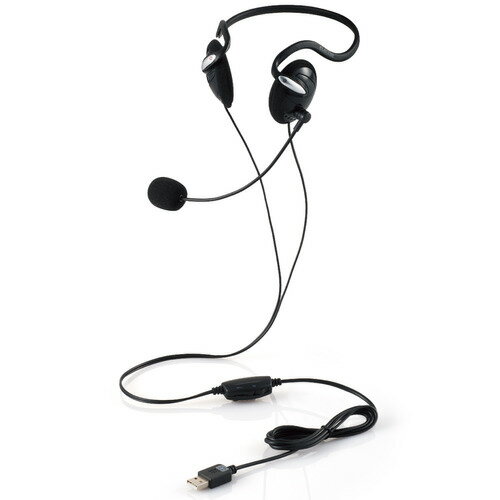 【2個セット】 エレコム HS-NB03SUBK 両耳USBネックバンドヘッドセット HSNB03SUBK 【2個セット】 エレコム HS-NB03SUBK 両耳USBネックバンドヘッドセット HSNB03SUBK