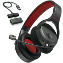 【10個セット】 エレコム HS-GMW70BK 2.4GHzワイヤレスステレオゲーミングヘッドセット ブラック HSGMW70BK