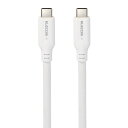エレコム MPA-CC1GSM10WH USB 10Gbpsケーブル(USB Type-C - USB Type-C/100W/シリコンメッシュ)ホワイト(2)