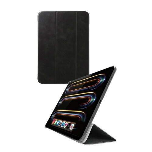 【10個セット】 エレコム TB-A24PMWVBK 11インチ iPad Pro ( M4 ) 2024年 用 11インチiPad Pro(M4) ソフトレザ...