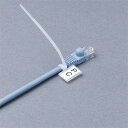【3個セット】 ミヨシ CW-MT100/WH マーカータイ 20本 表示シール付 ホワイト