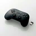 【2個セット】 エレコム JC-U3912TBK 小型軽量ワイヤレスゲームパッド ブラック(2)