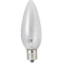 【10個セット】 ヤザワ C321725C シャンデリア球 C32(E17口金/25W/クリア)