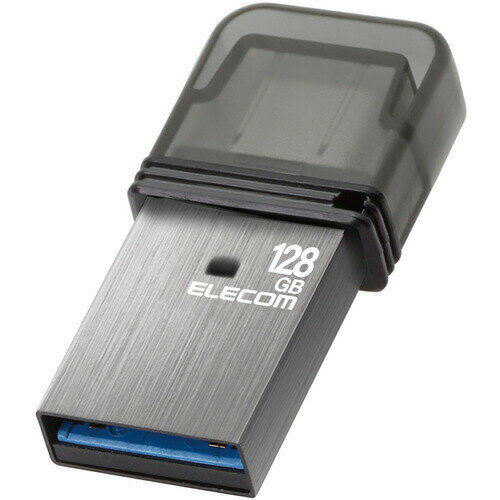 エレコム MF-CAU32128GSV USBメモリ USB3.2(Gen1) Type-C キャップ式 128GB シルバー エレコム MF-CAU32128GSV USBメモリ USB3.2(Gen1) Type-C キャップ式 128GB シルバー