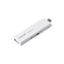 【2個セット】 エレコム ESD-EWB0500GWHR 外付けポータブルSSD 500GB USB Type-C USB-A対応 ホワイト(2)