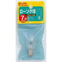 【2個セット】 ELPA G-1107H(C) ローソク球 7W E12 クリア