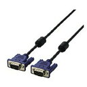 【2個セット】 エレコム CAC-20BK D-Sub15ピン(ミニ)ケーブル 2.0m(2)