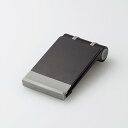 【2個セット】 ELECOM(エレコム) P-DSCMPBK スマートフォン用コンパクトスタンド ブラック(2)