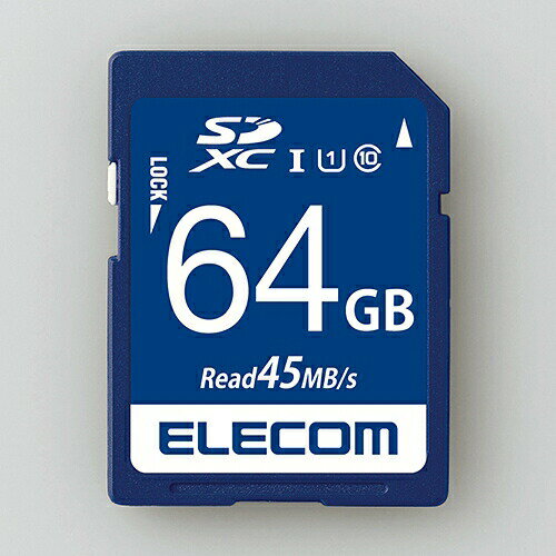【5個セット】 エレコム MF-FS064GU11R データ復旧SDXCカード(UHS-I U1) 64GB 【5個セット】 エレコム MF-FS064GU11R データ復旧SDXCカード(UHS-I U1) 64GB