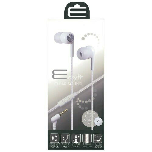 【3個セット】 オズマ ESM-SP378WH iPhone/スマートフォン用ステレオイヤホンマイク/3.5φ 【3個セット】 オズマ ESM-SP378WH iPhone/スマートフォン用ステレオイヤホンマイク/3.5φ