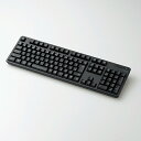 【2個セット】 エレコム TK-FDM106TBK 無線フルキーボード ブラック(2)