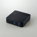 【3個セット】 エレコム U3SW-T2 USB3.0対応切替機(PC2台)(2)