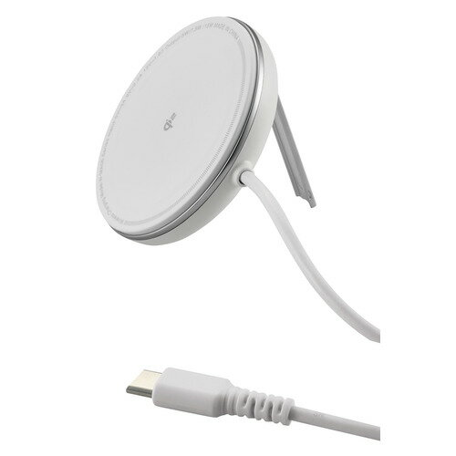 【5個セット】 エレコム W-MA06WH 2WayマグネットQi2規格対応ワイヤレス充電器(15W・卓上)
