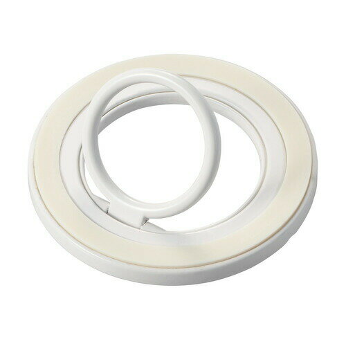 【3個セット】 エレコム P-STRMK360WH マグネットスマホリング 360度回転 MAGKEEP ワイヤレス充電可 ホワイト