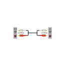 【2個セット】 JVC CN-570G ピンプラグ×2-ピンプラグ×2 7m