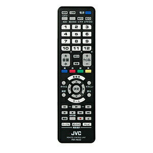 【10個セット】 JVCケンウッド RM-A633-B らくらく多機能リモコン （ブラック）