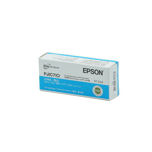 【5個セット】 EPSON PJIC7C 純正プリンターインクカートリッジ Disc Producer用 シアン 【5個セット】 EPSON PJIC7C 純正プリンターインクカートリッジ Disc Producer用 シアン