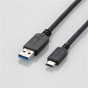 【5個セット】 エレコム USB3-AC10BK USB3.1ケーブル(A-TypeC) ブラック 1.0m(2)