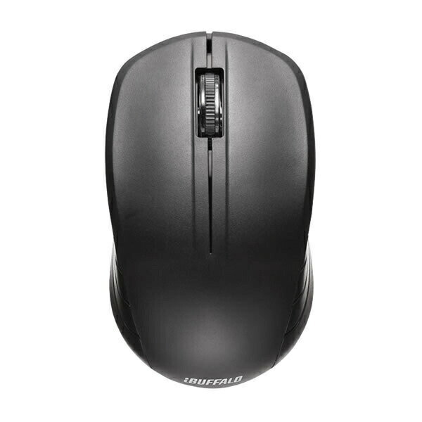 バッファロー BSMRW21BK 無線(2.4GHz)IR LEDマウス 3ボタンタイプ ブラック