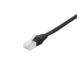 【5個セット】 バッファロー BSLS6FU10BK2 ツメの折れないLANケーブル カテゴリー6 ストレート フラットタイプ 1m ブラック