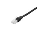 【10個セット】 バッファロー BSLS6FU20BK2 ツメの折れないLANケーブル カテゴリー6 ストレート フラットタイプ 2m ブラック