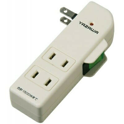 【10個セット】 ヤザワ Y02SBK310WH 雷サージ・ブレーカー内蔵集中スイッチ付サイドタップ