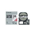 【3個セット】 白ラベルテープ 「テプラPRO」(白テープ/黒文字/24MM幅/ロングタイプ) SS24KL