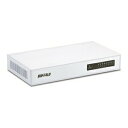 【10個セット】 バッファロー LSW4-TX-8NS/WH 10/100Mbps対応・8ポート スイッチングハブ (電源内蔵モデル・ホワイト)(2)