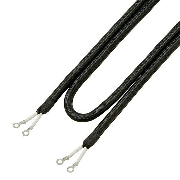 エルパ ELPA 丸打コード 照明 吊り下げ 300V/7A 2m ブラック RF-2H BK 吊下証明器具用