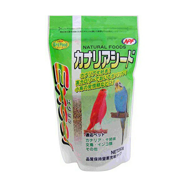 【6個セット】 エクセル カナリアシード 280g ナチュラルペットフーズ 株 厳選素材