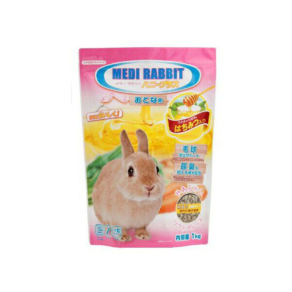 Other - ニチドウ メディラビットアダルトソフト ハニープラス うさぎ用 1kg ウサギ ペレット 小動物 全年齢 ドライフード ウサギ用フード 日本動物薬品 小動物フード 小動物用品 ペットフード メディラビット ウサギフード ペット用品 厳選素材 価格は1個のお値段です