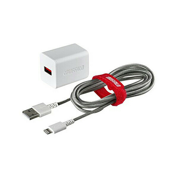 Other - バッファロー 2.4A-AC Lightning付属 2.0m ホワイトBSMPA2404LC2WH 高品質