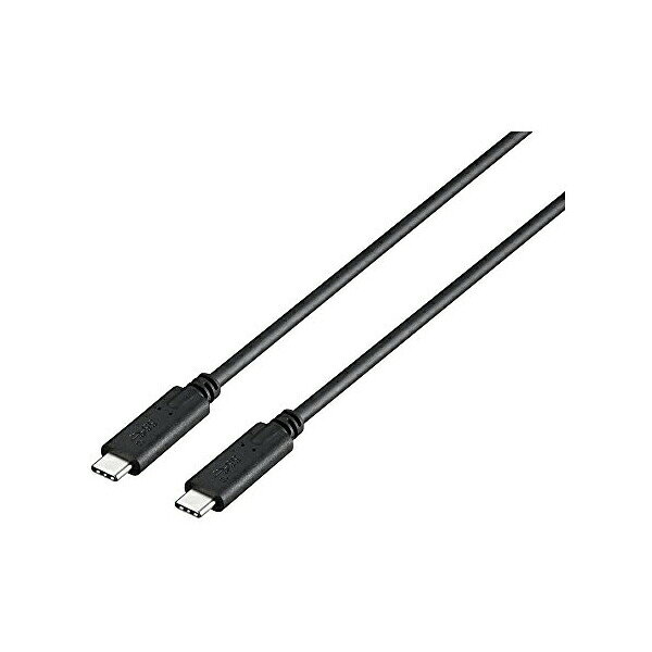 USB3.1 Gen2対応で、正規認証取得済みのUSB Type-C to Type-Cケーブル。最大3A/20V(60W)の給電に対応。【特徴】●USB3.1 Gen2の最大転送速度は10Gbpsで従来のUSB3.0の2倍●リバーシブルコネクターで表裏どちらの向きでも挿入できる●USB Power Delivery対応で最大60Wの給電が可能●DisplayPortおよびMHL接続にAlternativeモードで対応●USB3.0および2.0/1.1との後方互換性を備える●RoHS指令の基準値に準拠【仕様】サイズケーブル長0.5m対応機種USB Type-Cポート搭載機器、Macbook(2015年発売モデル以降)カラーブラックコネクタ形状USB Type-C(オス)⇔USB Type-C(オス)対応規格USB3.1 Gen2、USB3.0、USB2.0、USB1.1、USB Power Delivery、DisplayPort、MHL規格最大転送速度10Gbps、最大給電3A/20V(60W)重量27g保証メーカー保証あり【使用場所】●Mac・Windows PC　●携帯電話　●タブレットUSB3.1 Gen2対応で、正規認証取得済みのUSB Type-C to Type-Cケーブル。最大3A/20V(60W)の給電に対応。サイズ：ケーブル長0.5m　重量：27gMac・Windows PC、携帯電話、タブレットなどに。