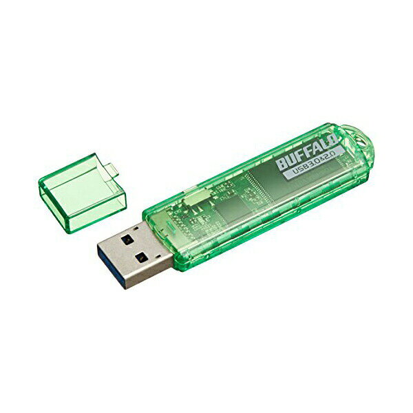 バッファロー USBフラッシュ 汎用タイプ USB3.0対応 USBメモリ スタンダード 16GB グリーン RUF3-C16GA-GR 高品質