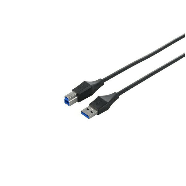 バッファロー BSUABSU305BK USB3.0 A to B スリムケーブル 0.5m ブラック USB3.0ケーブル BUFFALO 高品質