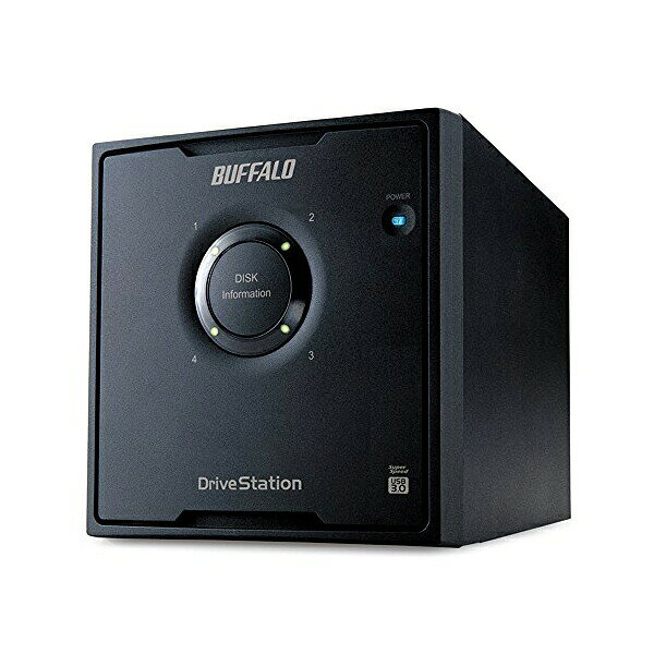 バッファロー RAID 5 USB3.0 外付ハードディスク 4ドライブ 16TB HD-QL16TU3 / R5J 高品質