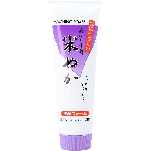 Qiora - 【6個セット】 みはだ小町 米ぬか洗顔フォーム 120g 米ぬか ワセリン くすみ 洗顔フォーム スキンケア グリセリン フェイスケア うるおい 米ぬか洗顔 洗顔 無香料 無着色 クレンジング 黒ばら本舗 洗顔料 パラベンフリー コメヌカエキス