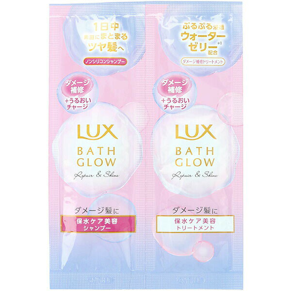 ▼まとめ買いがおすすめ！ 2個セット（激安） 5個セット（爆安） 10個セット（限定） ※この商品は配送会社の都合により、北海道・沖縄・離島にはお届けできません。 ご注文が確認された場合、キャンセルさせて頂く可能性がございますのであらかじめご了承ください保水ケア美容で 朝起きてから1日中素直にまとまるツヤ髪へ。ノンシリコンシャンプー＆ダメージ補修トリートメント。●髪内部にとどまる、ぷるぷる浸透ウォーターゼリー※1配合。・スイゼンジノリエキス：ヒアルロン酸の約5倍※2の保水力を持つ保湿成分。・グリセリン水溶液：髪の芯まで浸透し、保湿。・アルギニン：髪のダメージを集中補修・保湿。●水溶性コラーゲンアミノ※3配合。●ホワイトフリージア＆グリーンアップルのみずみずしく清楚な香り。※1 スイゼンジノリエキス、アルギニン、グリセリン水溶液：保湿成分。※2 分子量150万?180万のヒアルロン酸との比較。※3 コラーゲンアミノ酸：保湿成分。【化粧品】販売名：ラックスPPRシャンプーB、ラックスPPRヘアトリートメントB【成分】・シャンプー水、ラウレス硫酸Na、コカミドプロピルベタイン、塩化Na、クエン酸、PPG?7、グアーヒドロキシプロピルトリモニウムクロリド、アルギニン、ポリクオタニウム?10、EDTA?2Na、酢酸トコフェロール、グリセリン、酢酸Na、イソプロパノール、PG、コラーゲンアミノ酸、トウキンセンカ花エキス、グルコース、エチルヘキシルグリセリン、乳酸、スイゼンジノリ多糖体、安息香酸Na、フェノキシエタノール、ソルビン酸K、香料・トリートメント水、ステアリルアルコール、グリセリン、ジメチコノール、ベヘントリモニウムクロリド、DPG、パラフィン、ポロキサマ?217、乳酸、ドデシルベンゼンスルホン酸TEA、アモジメチコン、(C12?14)s?パレス—7、EDTA—2Na、グルタミン酸、アルギニン、(C12—14)s—パレス?5、酢酸トコフェロール、酢酸、PG、コラーゲンアミノ酸、トウキンセンカ花エキス、グルコース、エチルヘキシルグリセリン、スイゼンジノリ多糖体、安息香酸Na、フェノキシエタノール、ブチルカルバミン酸ヨウ化プロピニル、ソルビン酸K、香料【トリートメントの使い方】シャンプー後、適量をとり、毛先から髪全体になじませたあとすすぎ流してください。【ご注意】・頭皮に傷・はれもの・湿疹等、異常があるときは使用しない。・刺激等の異常が現れたときは、使用を中止し、皮ふ科医等に相談する。・目に入ったときは、すぐに洗い流す。・開封後はできるだけ早く、1回で使い切る。個装サイズ：98X143X3mm個装重量：約24g内容量：1セットケースサイズ：40.5X16.4X23.9cmケース重量：約5.7kg製造国：日本【ケース入数：24X8】【発売元：ユニリーバ・ジャパン株式会社】※この商品は配送会社の都合により、北海道・沖縄・離島にはお届けできません。 ご注文が確認された場合、キャンセルさせて頂く可能性がございますのであらかじめご了承ください ▼まとめ買いがおすすめ！ 2個セット（限定） 5個セット（必見） 10個セット（激安）