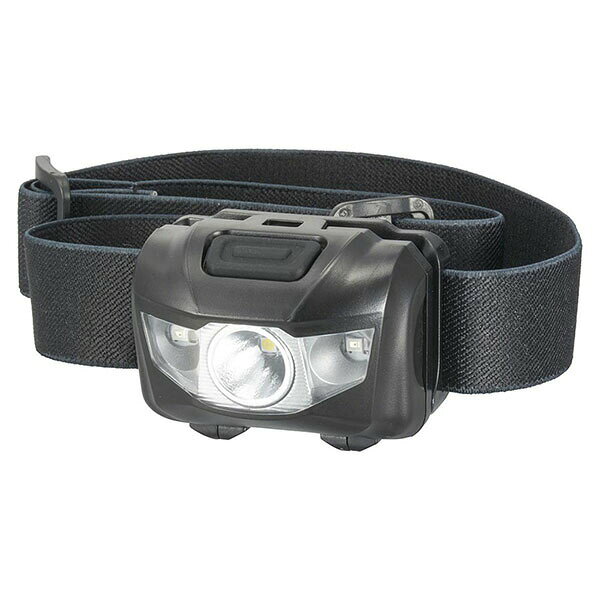 OHM LED ヘッドライト LH-WL110R-K レッド 110ルーメン 防水…