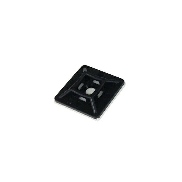 オーム電機 DZ-TB3AZ/K タイベース (19/黒/10個入り) 結束バンド 結束用品 オーム ロックタイベース 結束ベルト 結束バンド用