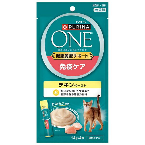 樂天商城 - ネスレ ピュリナ ワン キャット おやつ 健康免疫サポート 免疫ケア チキンペースト 56g