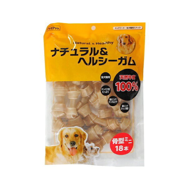 ペットプロジャパン 牛皮デンタルおやつ ホネガタミニ 天然素材 犬用 ドッグフード スナック ペット PetPro