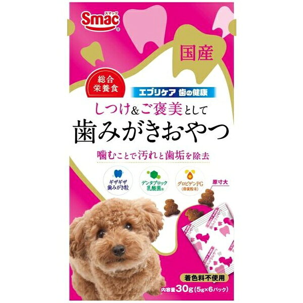 【6個セット】 スマック エブリ デンタル ドッグフード 総合栄養食 おやつ 犬用 歯みがき 汚れ除去