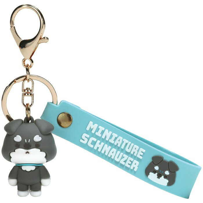 Skater キーホルダー マスコットラバー シュナウザー MINIATURE SCHNAUZER ZRMKH1 スケーター チャーム