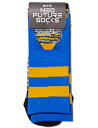バスケットソックス ウェア クルーソックス アクター AKTR NEO FUTURE SOCKS BLUExORANGE