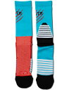 バスケットソックス ウェア クルーソックス アクター AKTR NEO FUTURE SOCKS DINOSAUR L-BLUE ランニング トレーニング