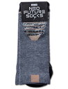 バスケットソックス ウェア クルーソックス アクター AKTR NEO FUTURE SOCKS GRAY x BEIGE