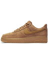 バスケットシューズ バッシュ スニーカー ナイキ Nike Air Force 1 Low '07 WB Wheat/Gum Brown ストリート